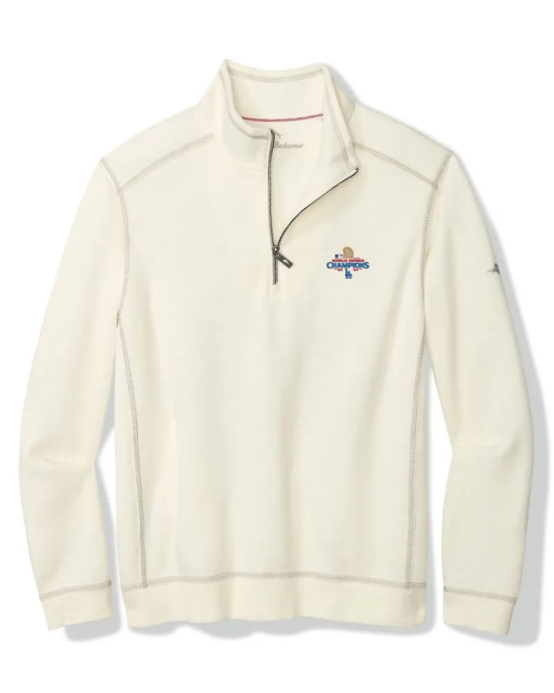 Tommy Bahama 2024 MLB® World Series™ Tobago Bay Half-Zip Sweatshirt los_angeles_dodgers New
