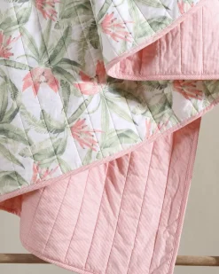 Tommy Bahama Acapulco Palms Reversible 2-Piece Twin Quilt Set Green Outlet