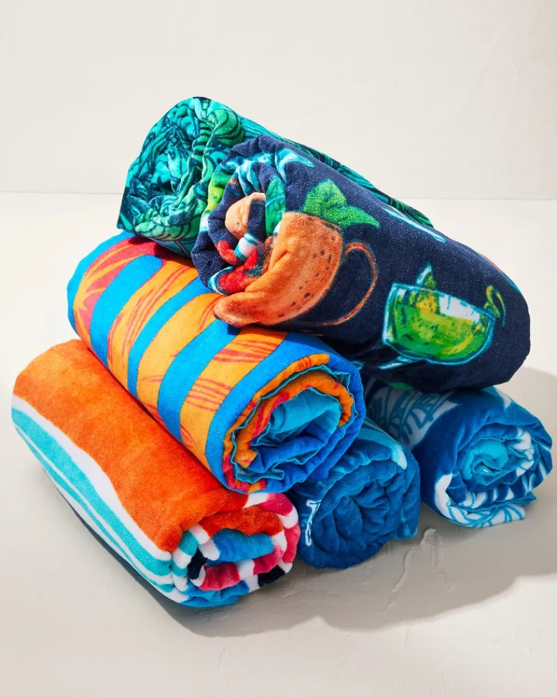 Tommy Bahama All Nighter & Baja Who Can Toucan Beach Towels — Set of 2 Multicolor Clearance