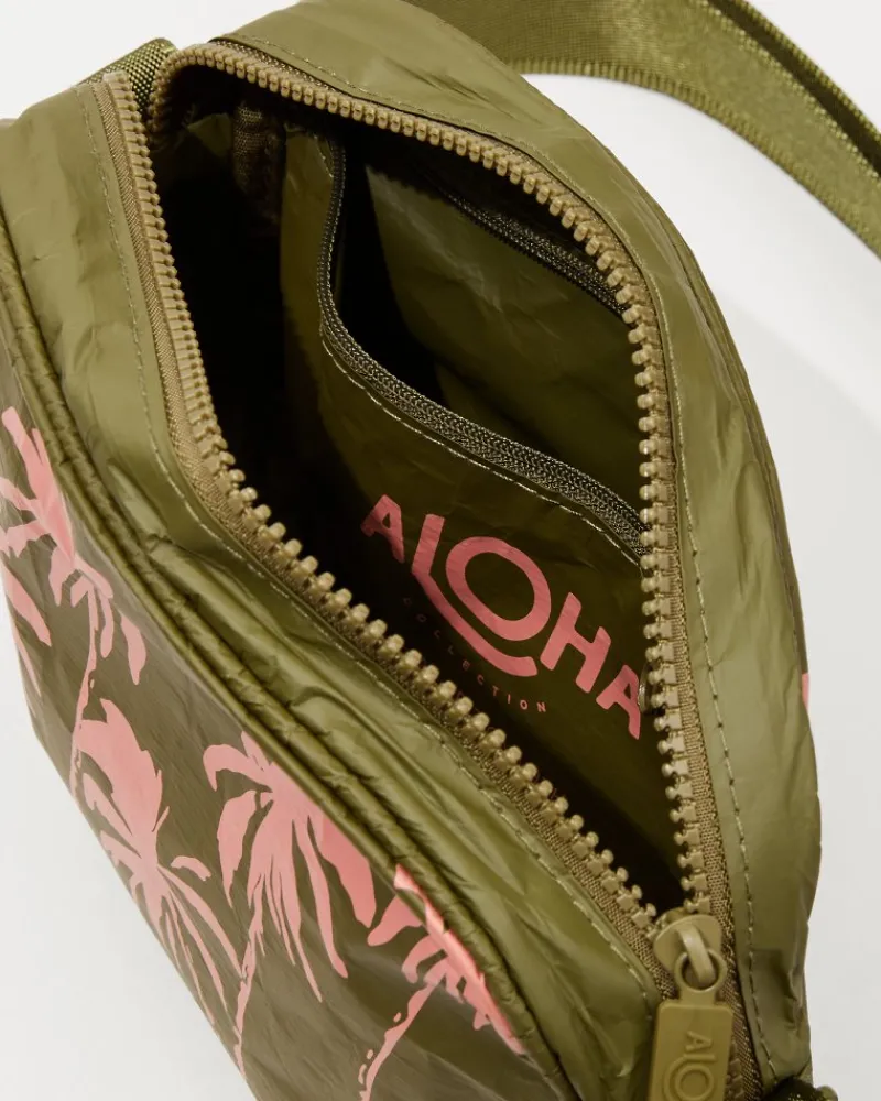 Tommy Bahama Aloha Collection Paumalu Le Tour Crossbody Olive Outlet
