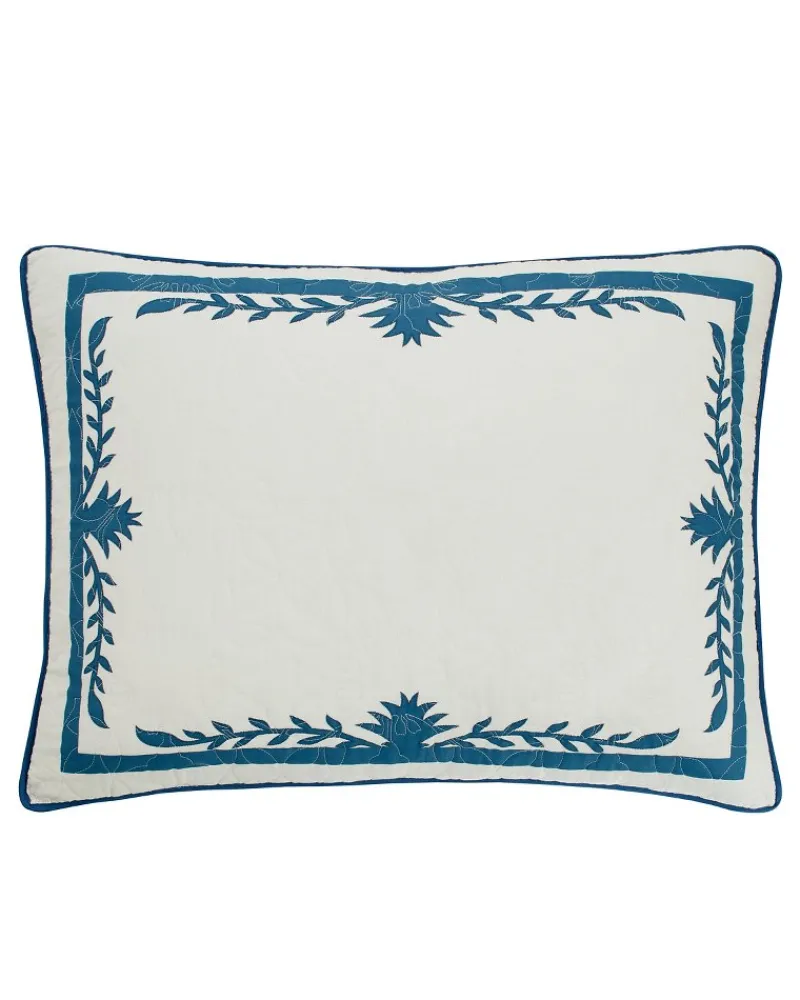Tommy Bahama Aloha Pineapple King Sham Blue Outlet