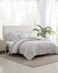 Tommy Bahama Art Of Palms 8-Piece King Bed Set Beige Outlet