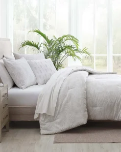 Tommy Bahama Art Of Palms 8-Piece Queen Bed Set Beige Sale