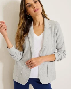 Tommy Bahama Aruba Casual Blazer Summer Grey Hthr