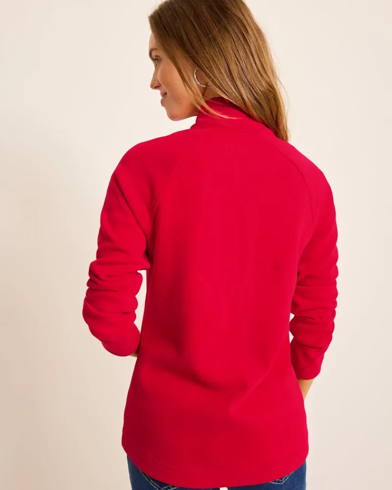 Tommy Bahama Aruba Half-Zip Sweatshirt Tango Red Best