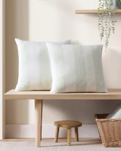 Tommy Bahama Awning Stripe Decorative Pillow Green Online