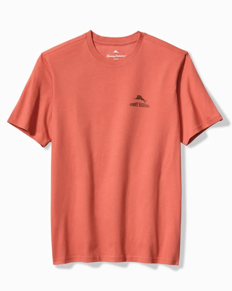 Tommy Bahama Bar for the Course Graphic T-Shirt Red Ginger