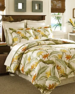 Tommy Bahama Birds of Paradise 4-Piece California King Comforter Set Ivory