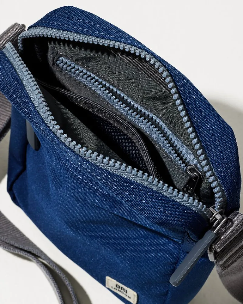 Tommy Bahama Bond Canvas Crossbody Deep Blue Clearance