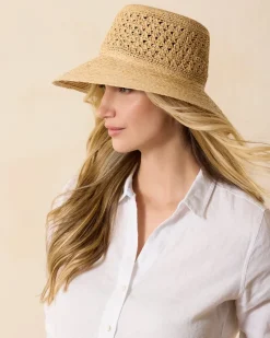 Tommy Bahama Braided Brim Sun Hat Natural Outlet