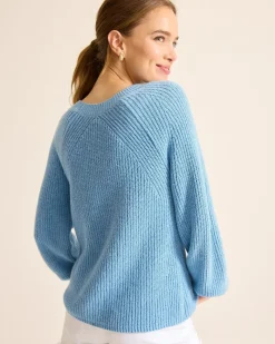 Tommy Bahama Breezy Beach Crew Sweater Infinity Pool Clearance