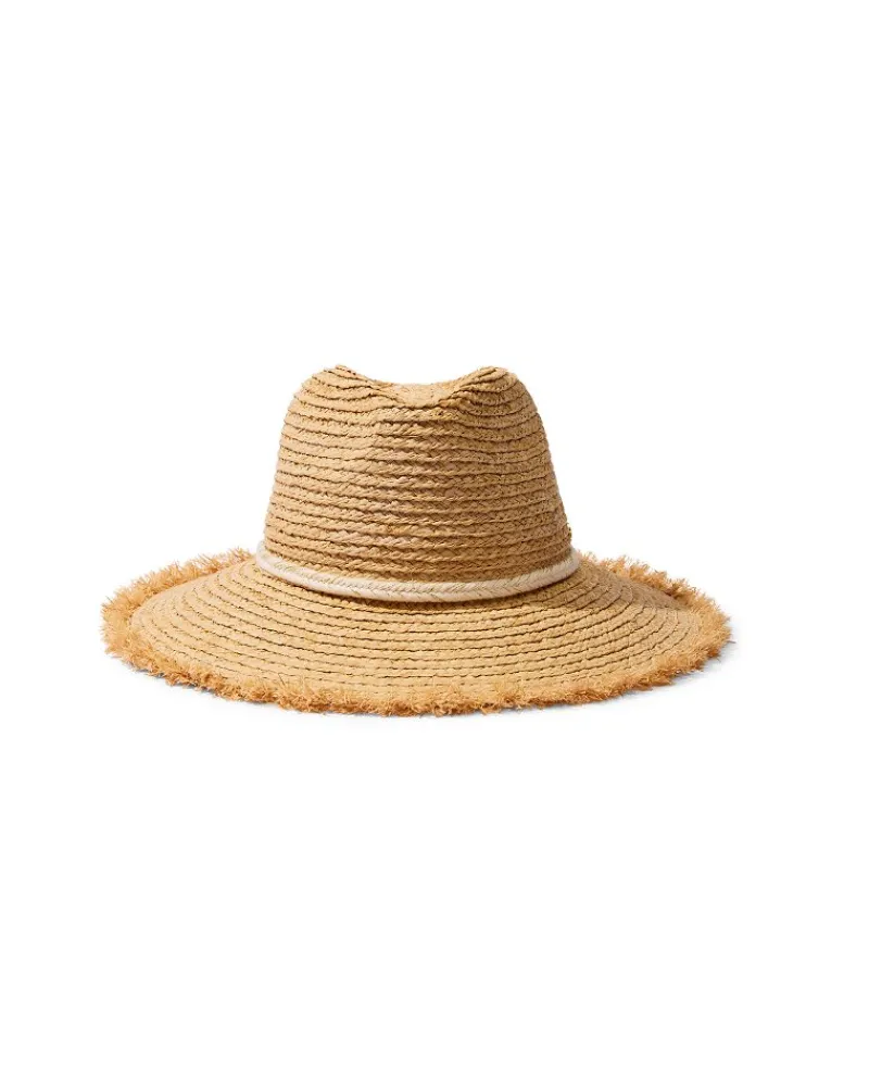 Tommy Bahama Brighton Fringe Brim Raffia Hat Natural Online