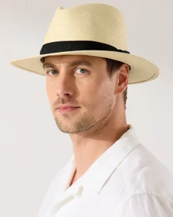 Tommy Bahama Brooks Panama Hat Natural New