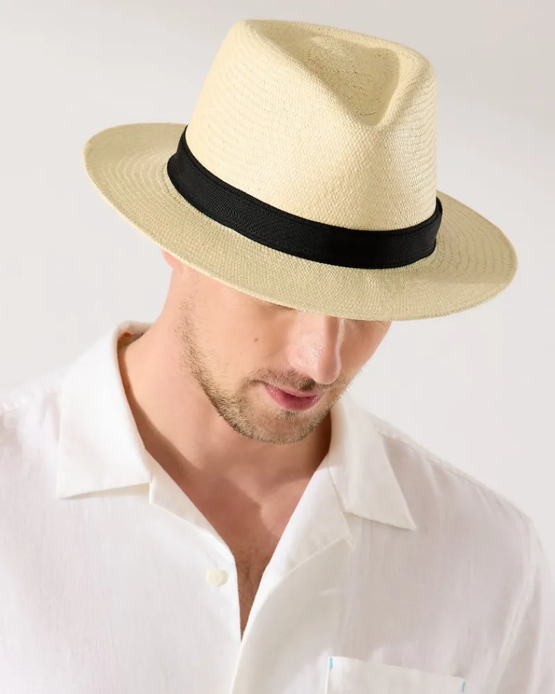 Tommy Bahama Brooks Panama Hat Natural New