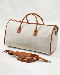 Tommy Bahama Capri Tan 2-in-1 Garment Duffel Bag Brown Online