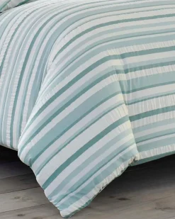 Tommy Bahama Clearwater Cay 3-Piece Full/Queen Comforter Set Blue/Silver Online