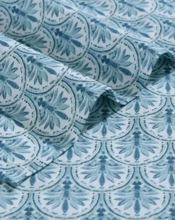 Tommy Bahama Coastal Batik 4-Piece King Sheet Set Blue Outlet