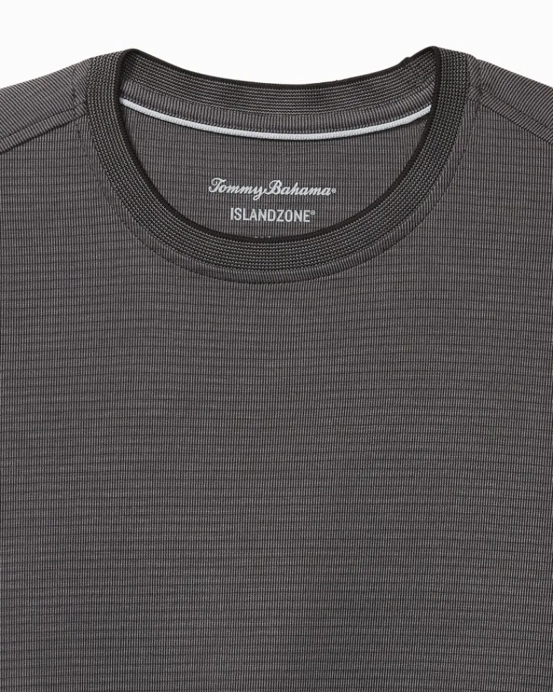 Tommy Bahama Coastal Crest IslandZone® Long-Sleeve T-Shirt Black Clearance