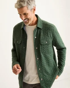 Tommy Bahama Cobble Hill CPO Shirt Jacket Juniper Online