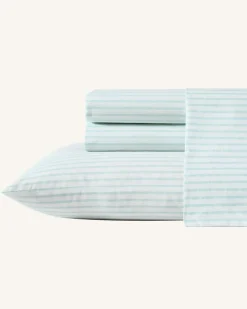 Tommy Bahama Cool Beach Stripe 4-Piece King Sheet Set Stripe Blue Best