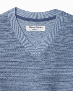 Tommy Bahama Coolside Course IslandZone® Sweater Buccaneer Blue Online