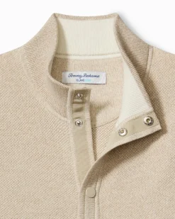 Tommy Bahama Coolside Course IslandZone® Sweater Vest Rustic Linen New