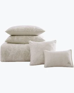 Tommy Bahama Costa Blanca 5-Piece Full/Queen Comforter Set Beige