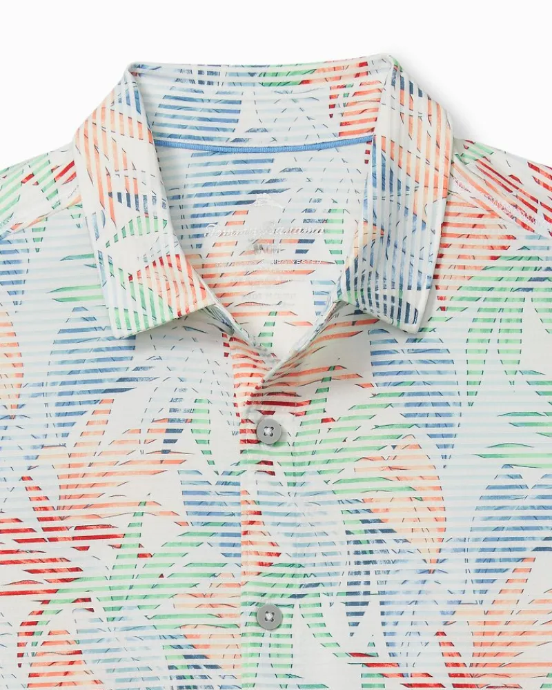 Tommy Bahama Costa Wave Canopy IslandZone® Short-Sleeve Shirt Vacation Blue