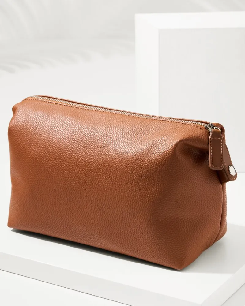 Tommy Bahama Croft Dopp Kit Brown New