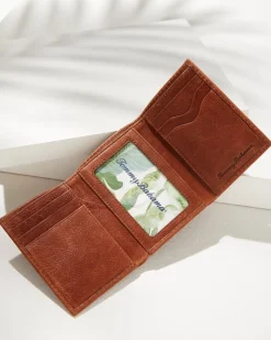 Tommy Bahama Crunch Trifold Wallet Tan Best