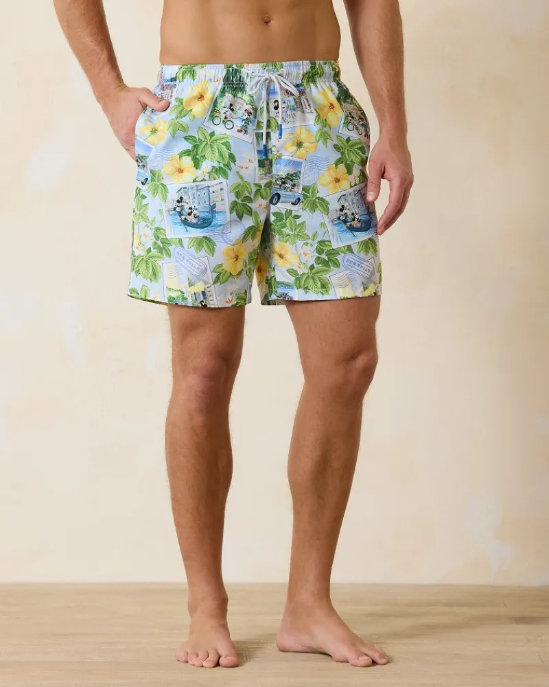Tommy Bahama Disney Naples Postcard to Paradise 6-Inch Swim Trunks Continental