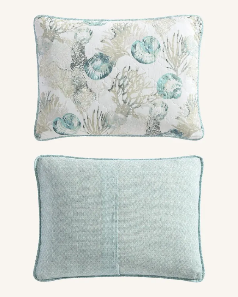 Tommy Bahama Freeport 3-Piece Full/Queen Quilt Set Blue Discount