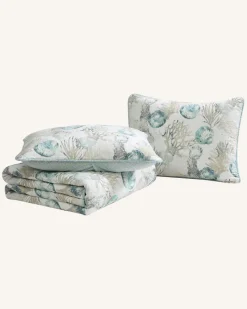 Tommy Bahama Freeport 3-Piece Full/Queen Quilt Set Blue Discount