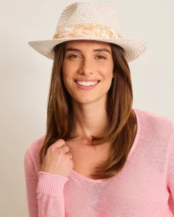 Tommy Bahama Gracetown Fedora Hat Natural