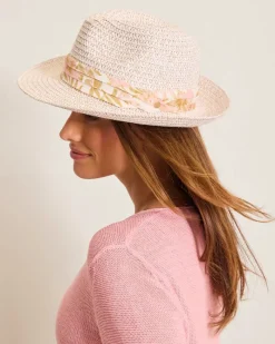 Tommy Bahama Gracetown Fedora Hat Natural
