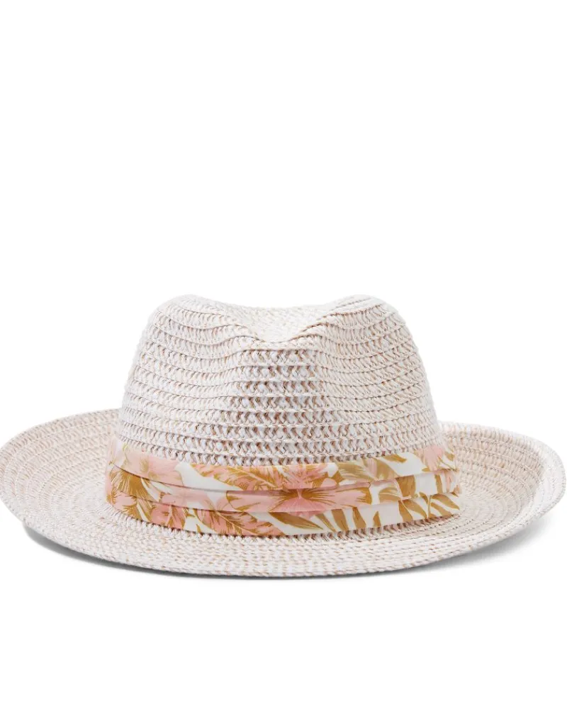 Tommy Bahama Gracetown Fedora Hat Natural