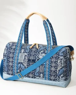 Tommy Bahama Hamilton Sealife Fiesta Duffel Bag Sea Life Best