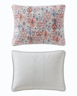 Tommy Bahama Ikat Tropics Reversible 3-Piece Full/Queen Quilt Set Multicolor Best
