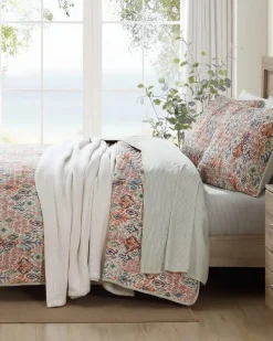 Tommy Bahama Ikat Tropics Reversible 3-Piece King Quilt Set Multicolor Discount