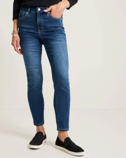 Tommy Bahama Indigo Palms™ High-Rise Skinny Ankle Jeans Sunset Blue Wash Clearance