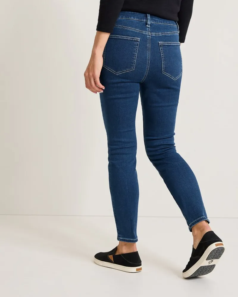 Tommy Bahama Indigo Palms™ High-Rise Skinny Ankle Jeans Sunset Blue Wash Clearance