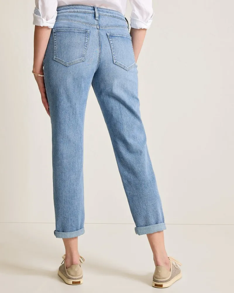 Tommy Bahama Indigo Palms™ Mid-Rise Slim Boyfriend Jeans Amalfi Coast Wash Clearance
