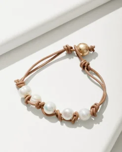 Tommy Bahama Indigo Shore Freshwater Bracelet Pearl Hot