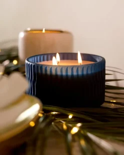 Tommy Bahama 11.3-oz. Cut Glass 3-Wick Candle Island Blend Best