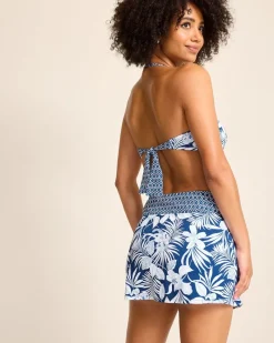 Tommy Bahama Island Cays Blooms Skort Indigo Tide Hot