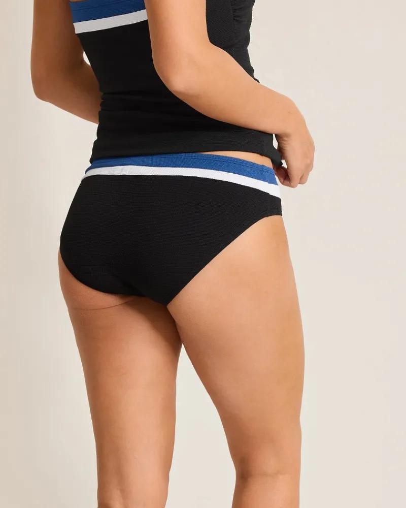 Tommy Bahama Island Cays Colorblock Hipster Bikini Bottoms Indigo Tide Online