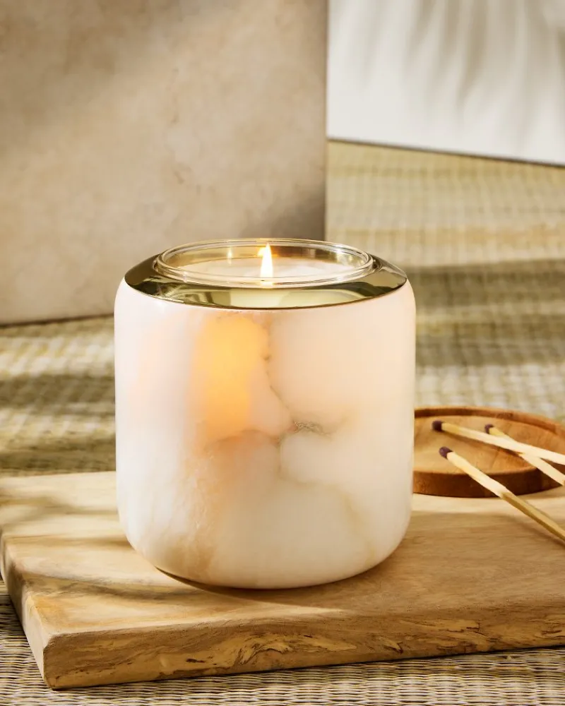 Tommy Bahama Island Glow Luminary Vessel Natural/Gold Hot