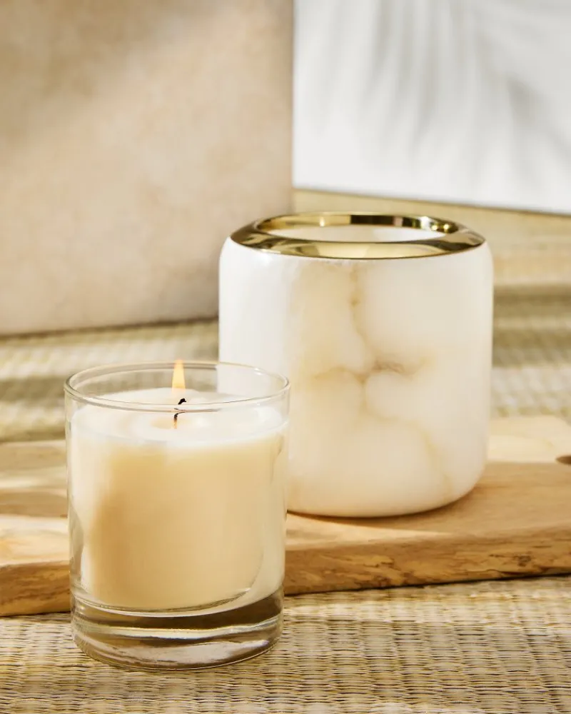 Tommy Bahama Island Glow Luminary Vessel Natural/Gold Hot