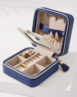Tommy Bahama Leah Travel Jewelry Case Navy Best
