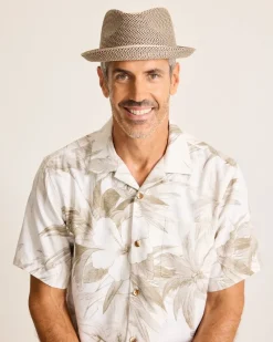 Tommy Bahama Mannes Braid Hat Tawny